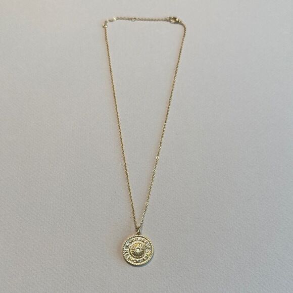 Coin Pendant Necklace R878 - Picture 1 of 3